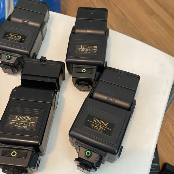 X5 Sunpak camera flashes